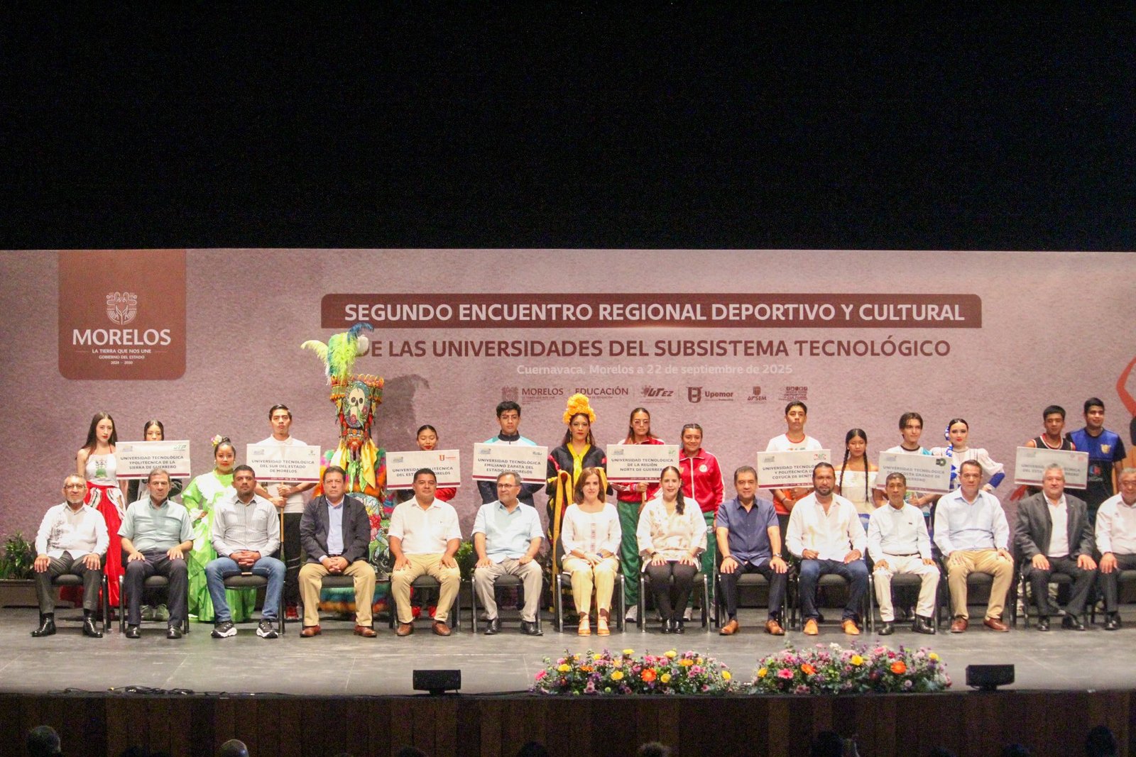 Acto inaugural del Segundo Encuentro Regional Deportivo y Cultural